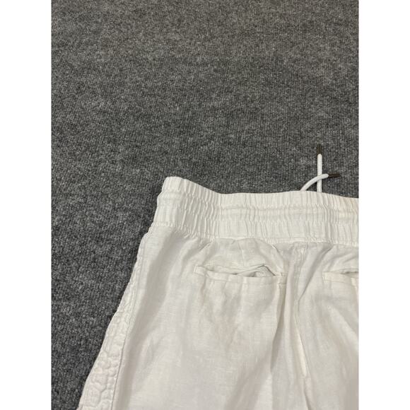 Athleta Cabo Linen Pant Jogger 10 Resort Coastal Minimalist Capsule Luxury Beach - Picture 7 of 13